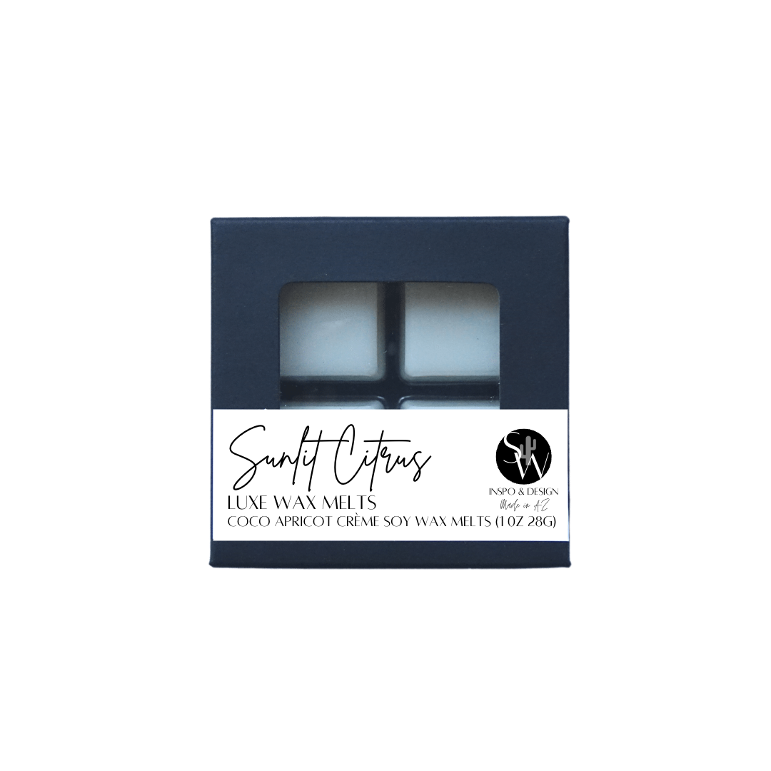 luxe wax melts, 4 count box
