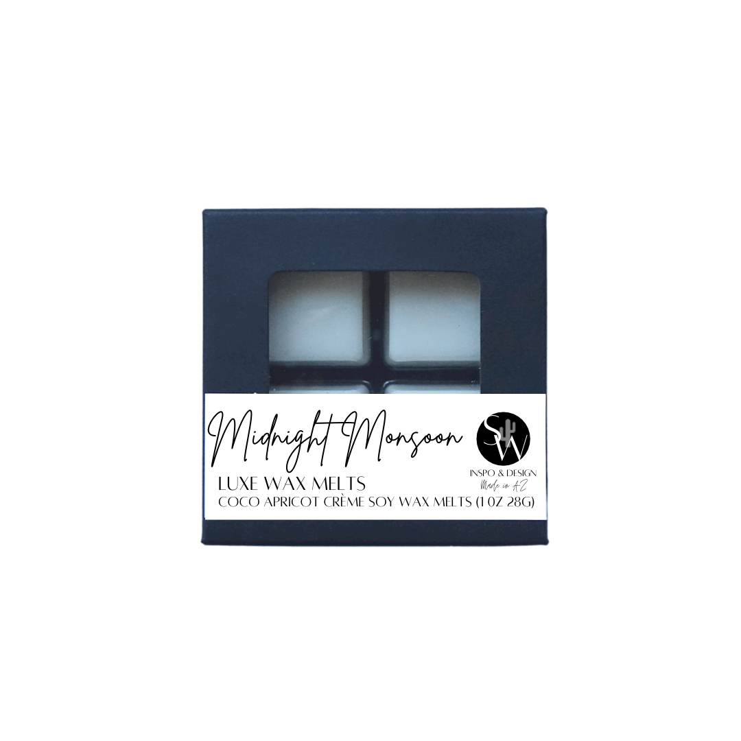 luxe wax melts, 4 count box