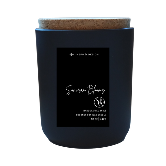 Sonoran Blooms, Coconut Soy Wax Candle